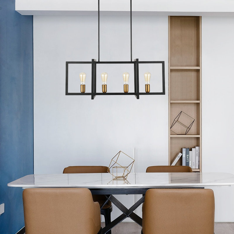 Gracie Oaks Barkingside 4 Light Kitchen Island Pendant & Reviews